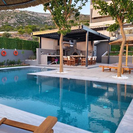 "Stergiou Luxury Apartment 2Nd Floor" Με Κοινη Πισινα Saronida Eksteriør billede