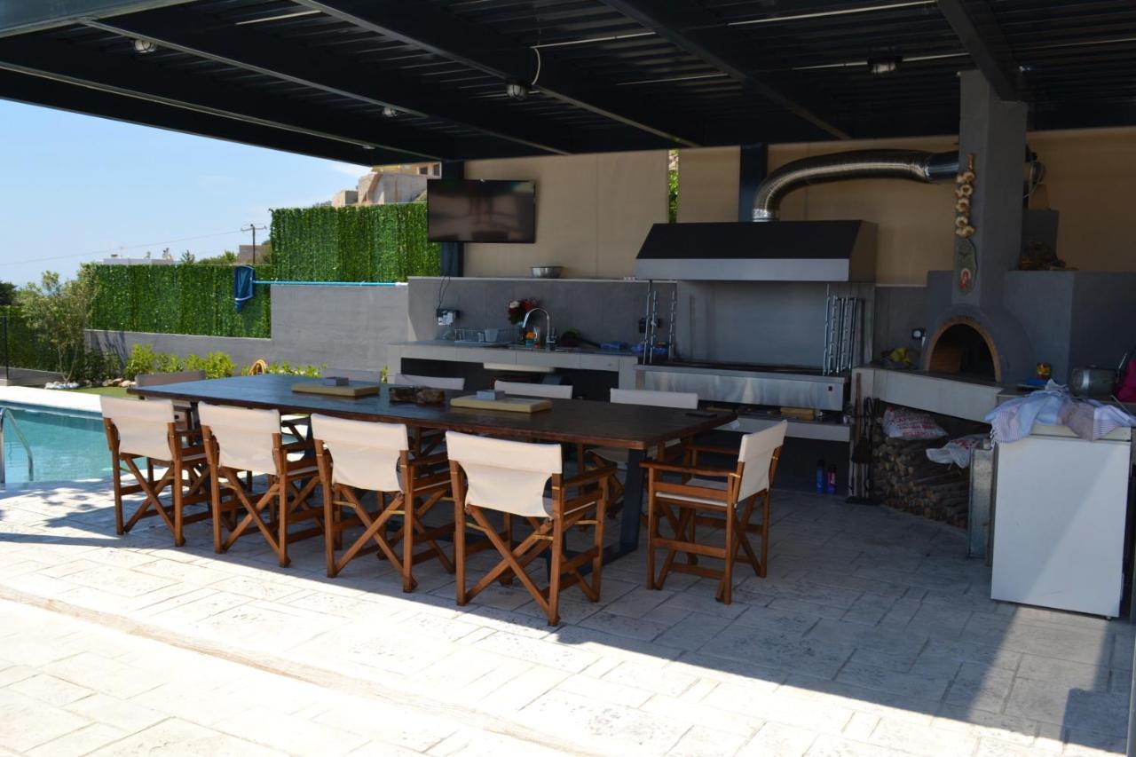 "Stergiou Luxury Apartment 2Nd Floor" Με Κοινη Πισινα Saronida Eksteriør billede