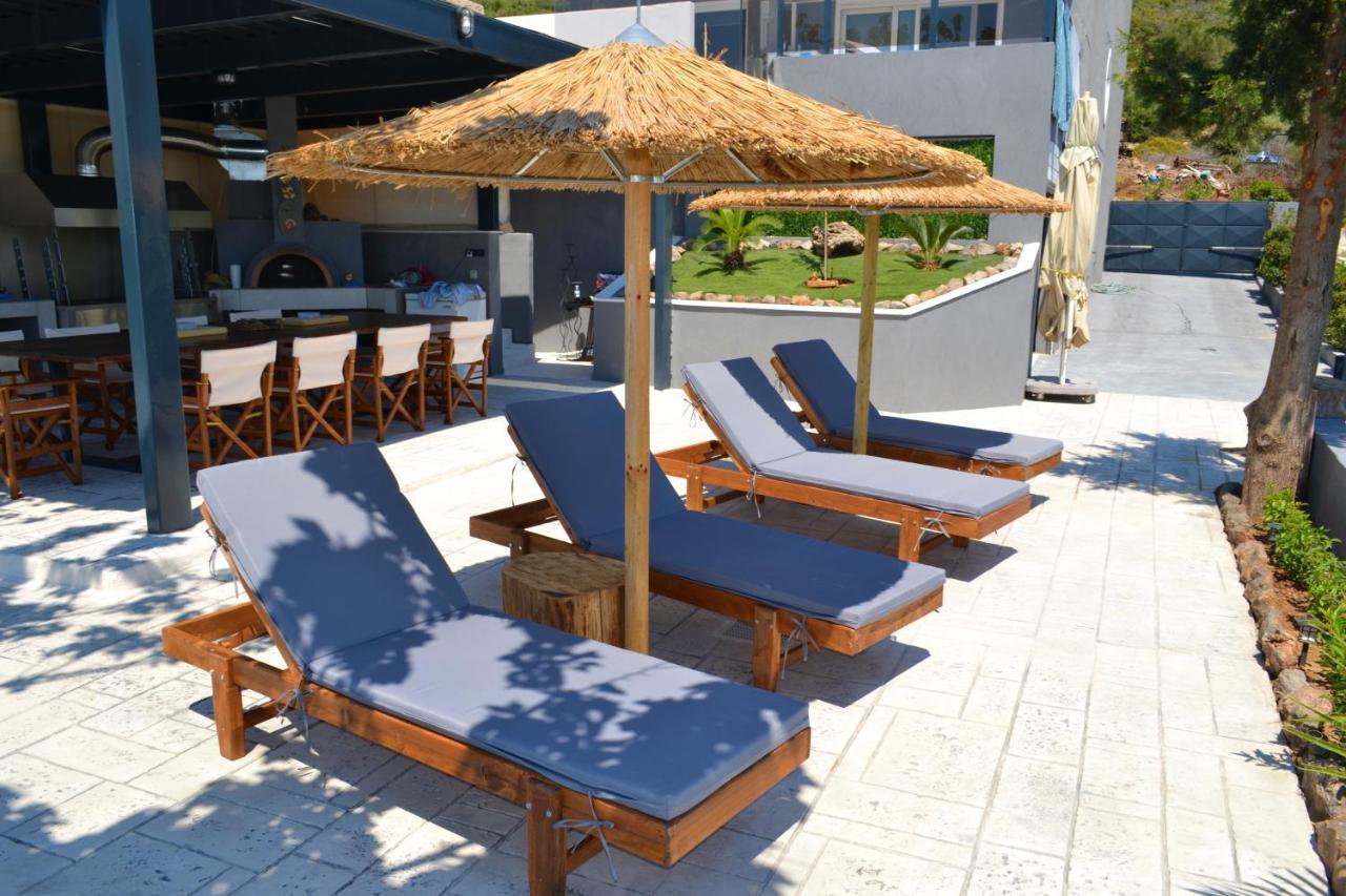 "Stergiou Luxury Apartment 2Nd Floor" Με Κοινη Πισινα Saronida Eksteriør billede