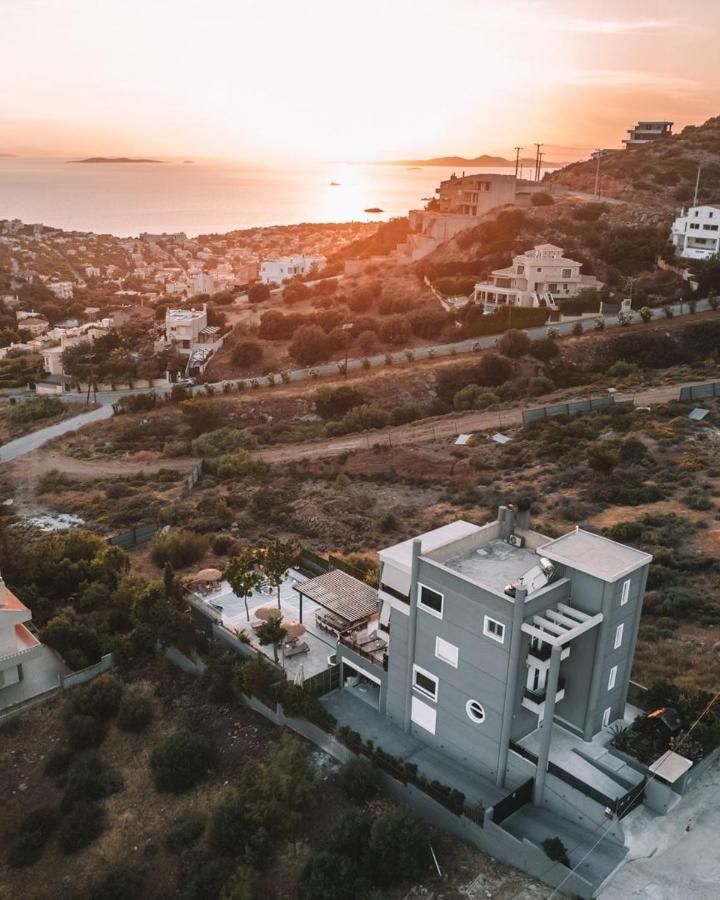 "Stergiou Luxury Apartment 2Nd Floor" Με Κοινη Πισινα Saronida Eksteriør billede