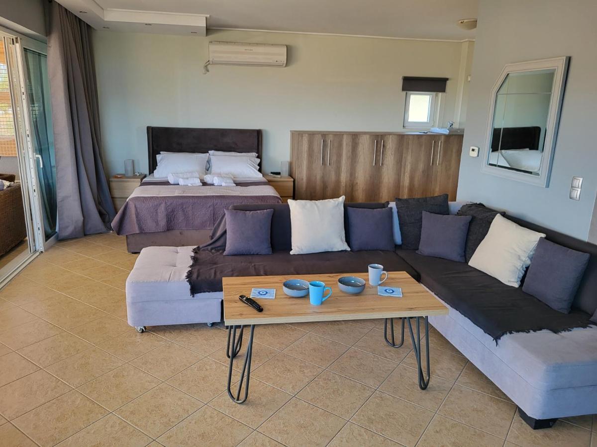 "Stergiou Luxury Apartment 2Nd Floor" Με Κοινη Πισινα Saronida Eksteriør billede